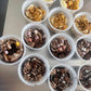 Cake pots, flavours of the week! set of two